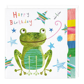 Card Happy Frog
